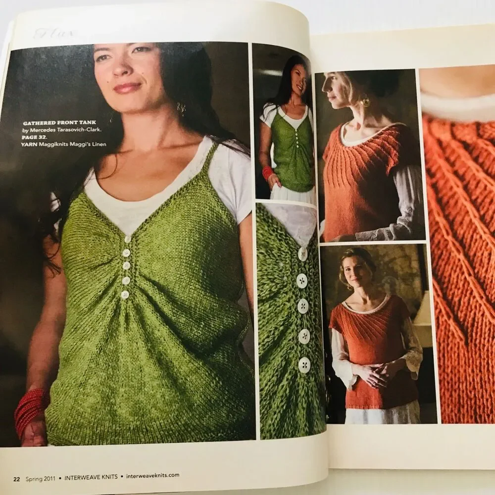 Interweave Knits Magazine Spring 2011 Knitting Patterns Breezy Fresh Knits